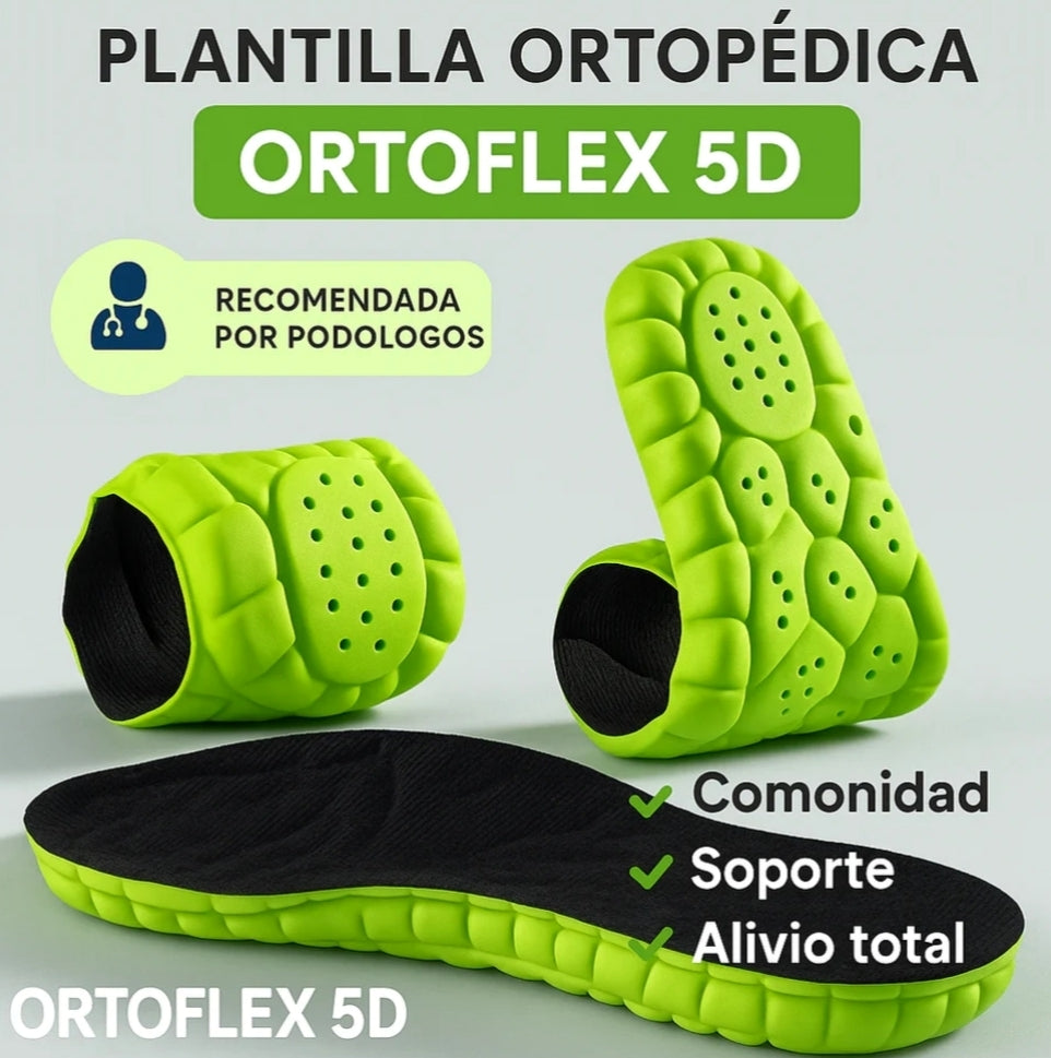 PLANTILLAS ORTOPÉDICAS ORTOFLEX 5D